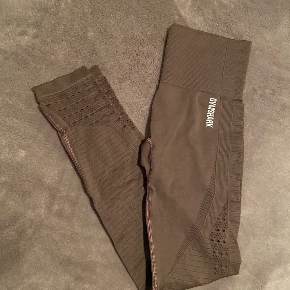 Gymshark Brown Textured Leggings